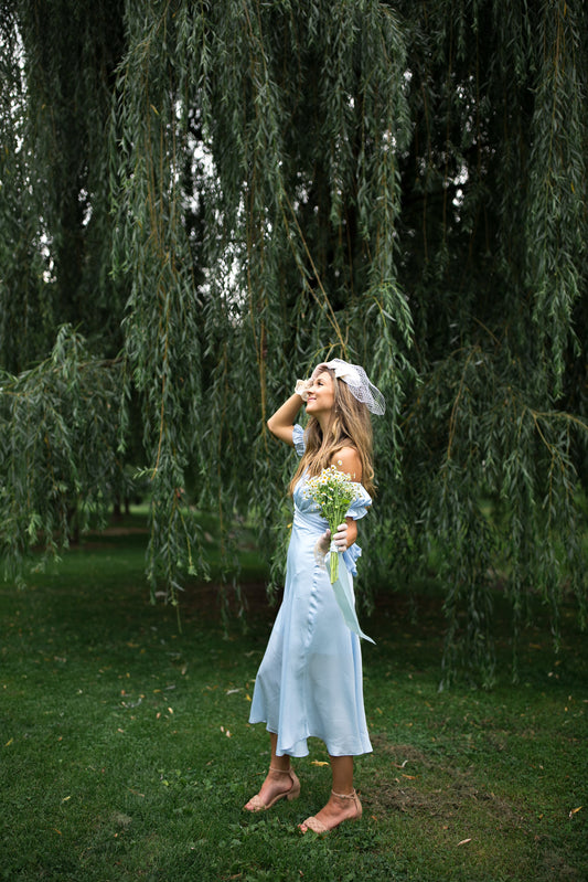 Something Blue Midi Dress