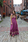 Portland Embroidered Maxi- Magenta